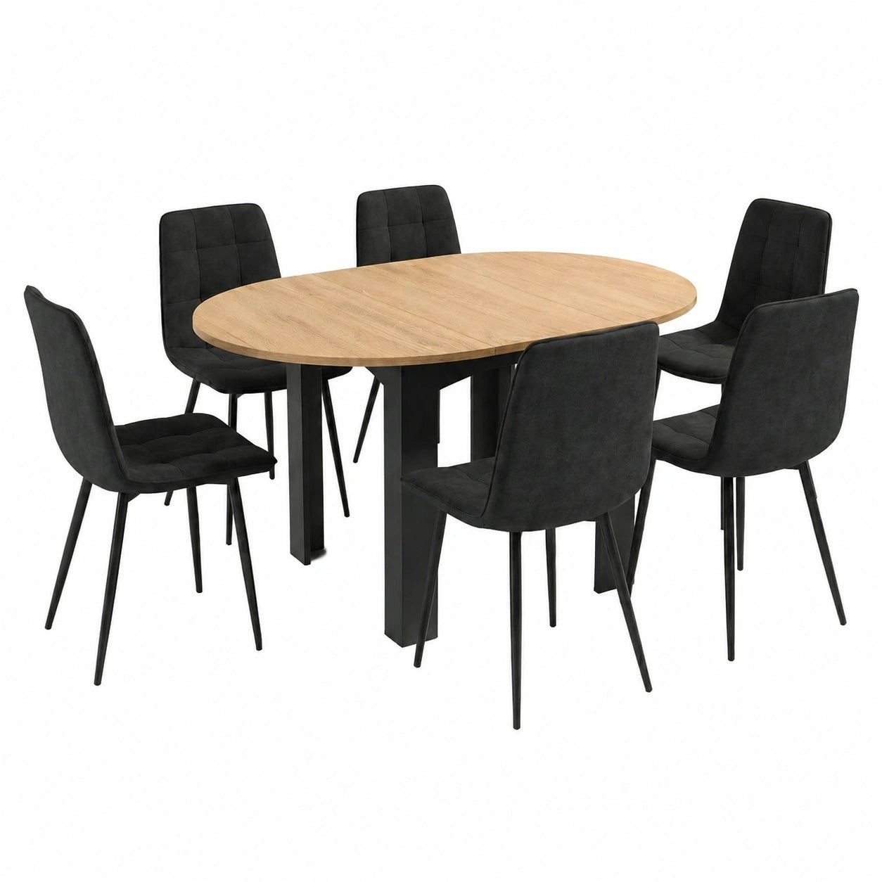table-a-manger-extensible-ronde-avec-6-chaises-velours-zwcwkj8119rh