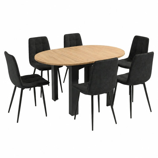 table-a-manger-extensible-ronde-avec-6-chaises-velours-zwcwkj8119rh